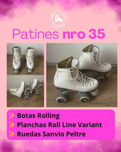 Patines artísticos nro 35