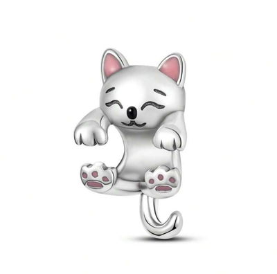 Dije Gatito plata 925 Charms estilo Pandora