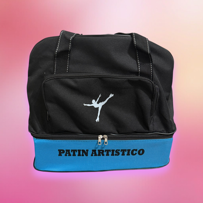 Bolsos cajón portapatines Negro y turquesa