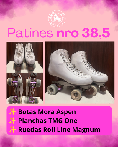 Patines artísticos nro 38,5
