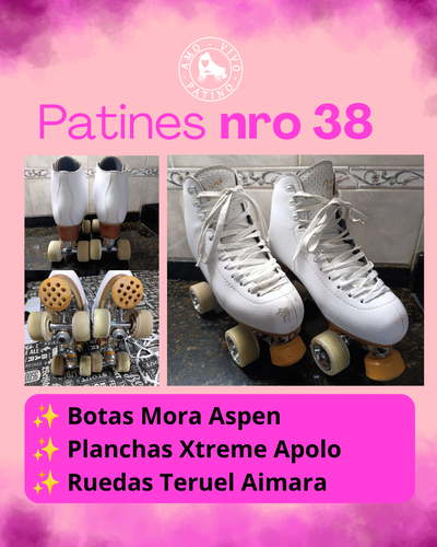 Patines artísticos plancha liviana nro 38