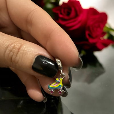 Dije Patin fantasía charm estilo Pandora 
