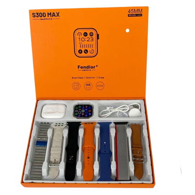 Smartwatch S300 Max (7 Mallas + Auriculares bluetooth)