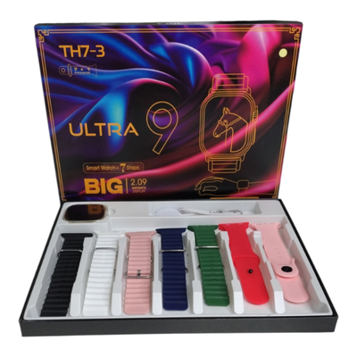 Smartwatch Ultra 9 - 7 Mallas intercambiables