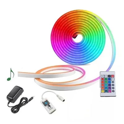 Tira Neon 5mt Con control y Transformador