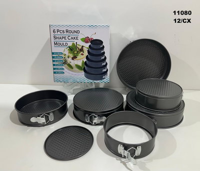 Moldes para torta 6 unidades 