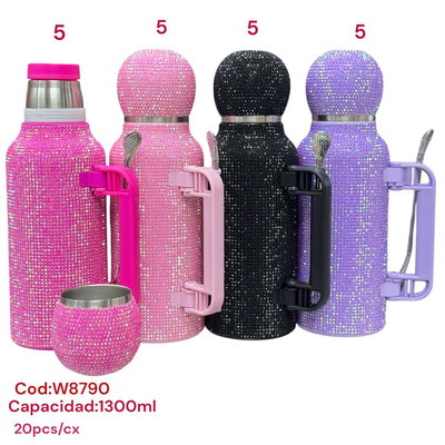 Termo Bolita con piedras 