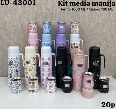 Combo medio manija 1L estampado
