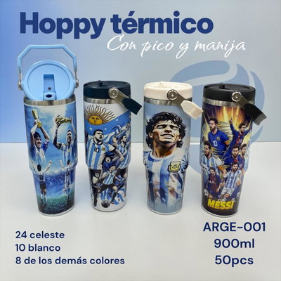 Vaso con picó y manija 