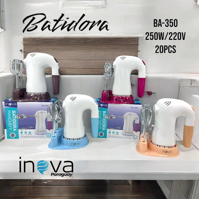 Batidora de mano con base 