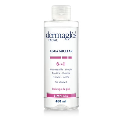 Agua micelar Dermaglos de 400ml 