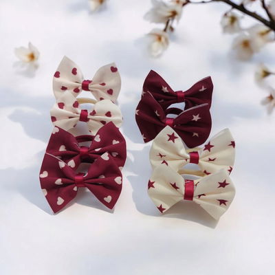  Colitas Moño con Estrellas y Corazones 