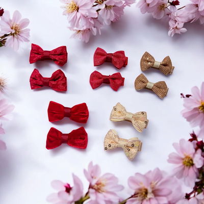 Hebillas Moño con Brillo