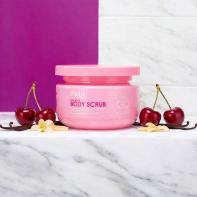 Exfoliante corporal ceraza y vainilla Mely