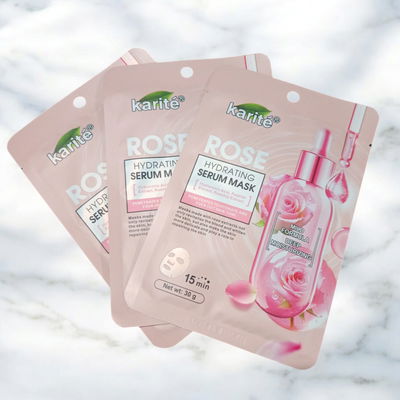 Mascarilla con extracto de rosa de Karite 