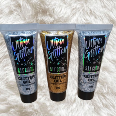 Glitter en gel 