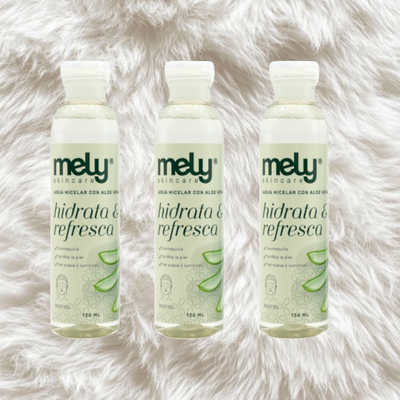 Agua micelar aloe vera Mely 