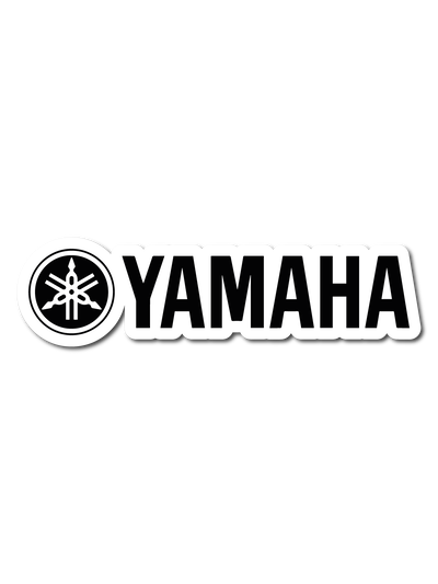 Yamaha logo grande - Blanco