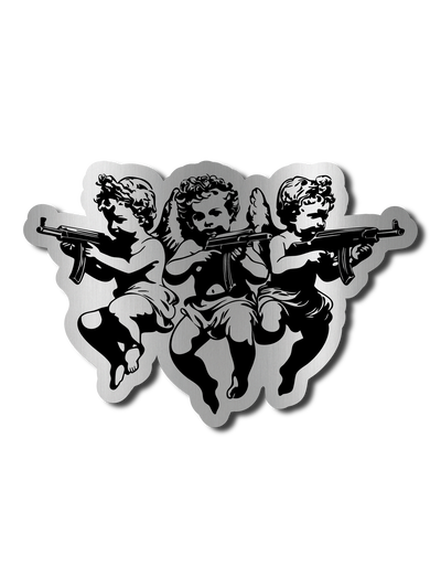 Querubines AK47 - Plateado