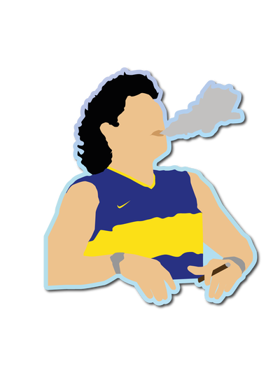 El diego fumando - Holográfico 