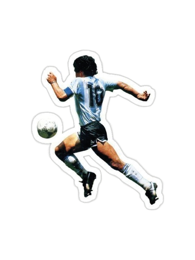 El diego corriendo - Blanco