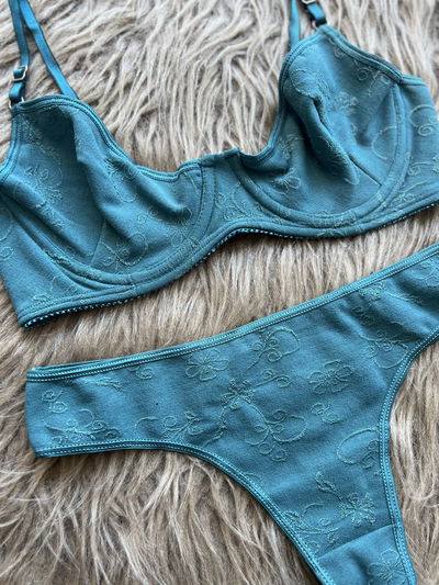 Conjunto con aro muselina (85 a 105)
