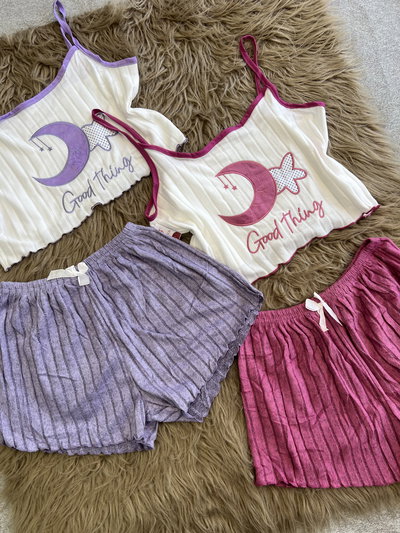 Pijama musculosa y short (L/XL/XXL)