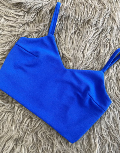 TOP AZUL (talle único)