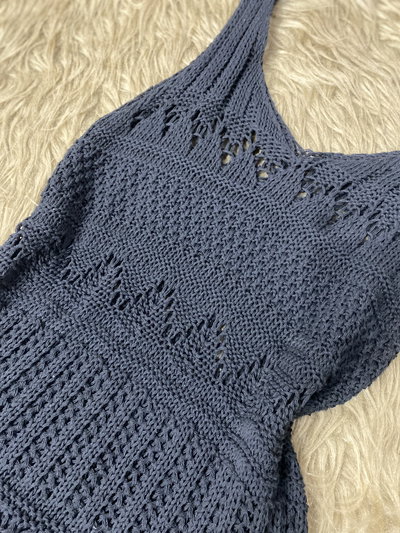 MUSCULOSA DE HILO TEJIDO (talle único)