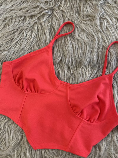 TOP ROJO (talle único) 