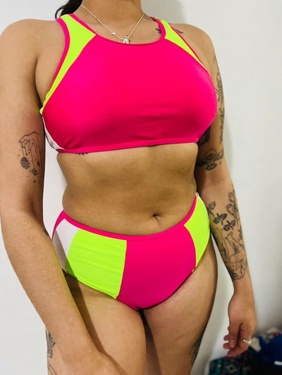 Bikini top con vedetina