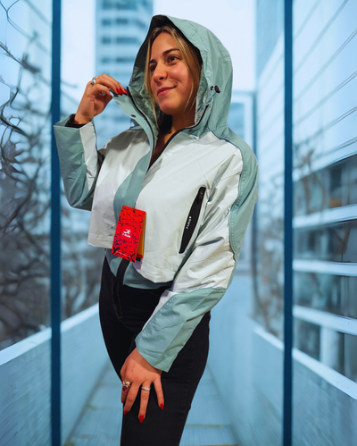 🧥 Campera Impermeable con Capucha  – I RUN 💨✨