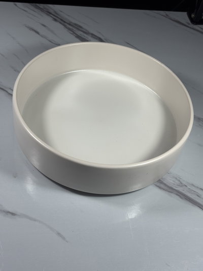 Recipiente circular de ceramica 