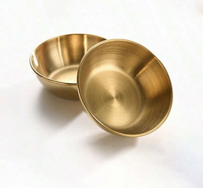 Cuenco dorado chico