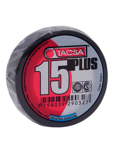 Cinta aisladora 15plus TACSA 