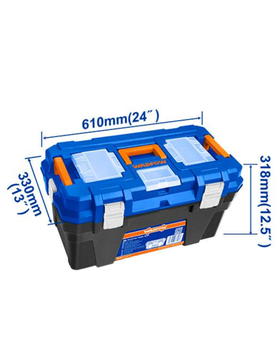 Caja de herramientas de plástico 24" WADFOW