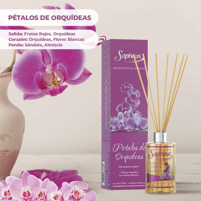 Saphirus Varillas Pétalos de Orquídea
