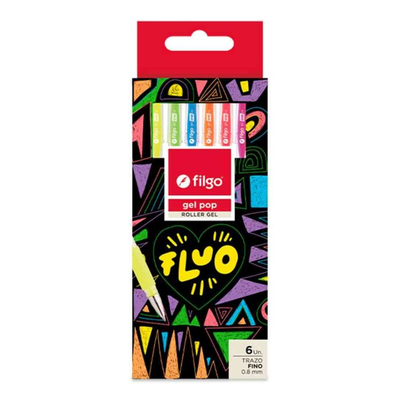 Lapiceras Filgo Fluo x6