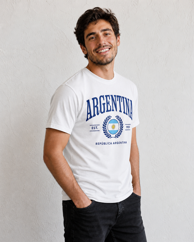 ✨Nuevo Drop✨ Remera Argentina Bandera Unisex 100% Algodón 