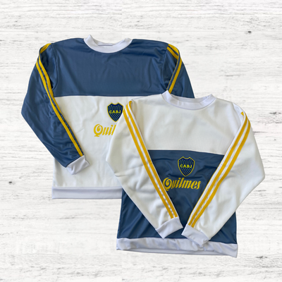 BUZO RETRO BOCA JUNIORS QUILMES