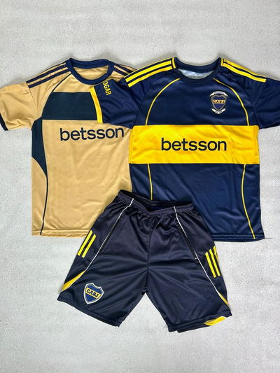 COMBO CAMISETA + SHORT BOCA JUNIORS
