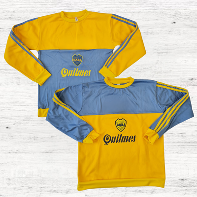 BUZO RETRO BOCA JUNIORS 