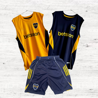 COMBO MUSCULOSA + SHORT BOCA JUNIORS