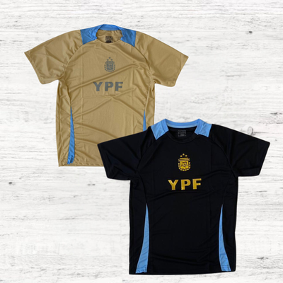 CAMISETA ENTRENAMIENTO AFA NEGRA/BEIGE