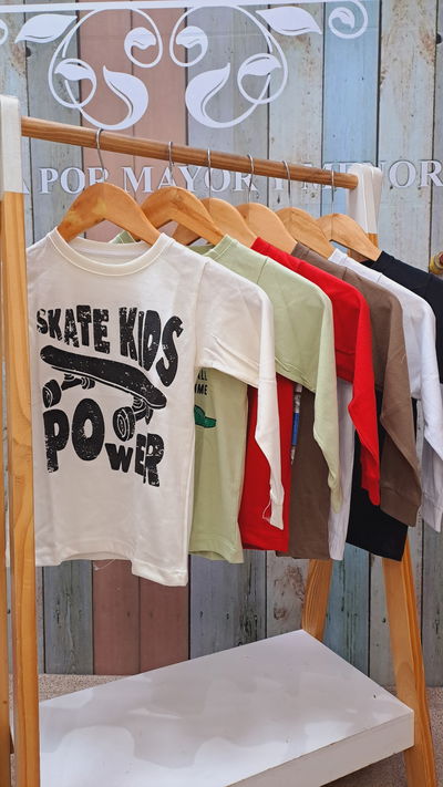Camiseta niño estampada 