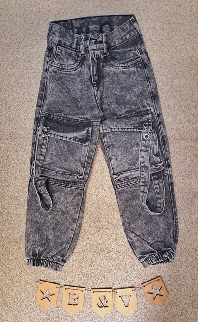 Jeans cargo lazo