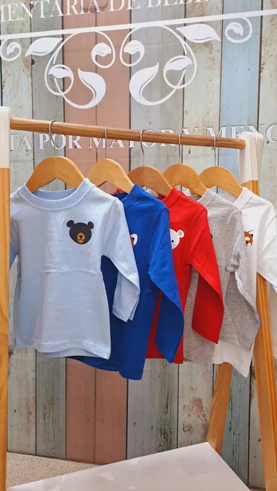 Camiseta algodón osito