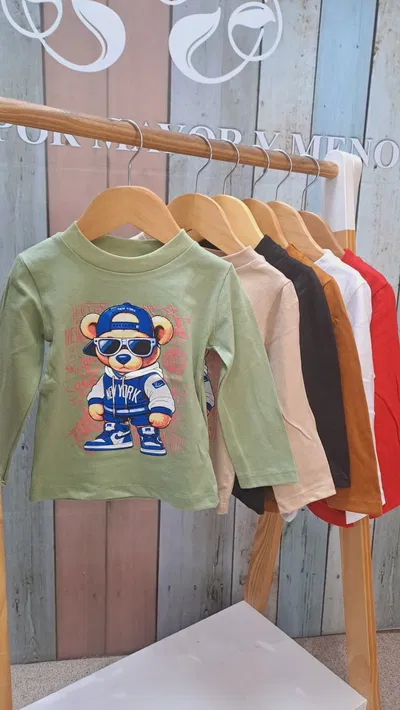 Camiseta oso algodón 