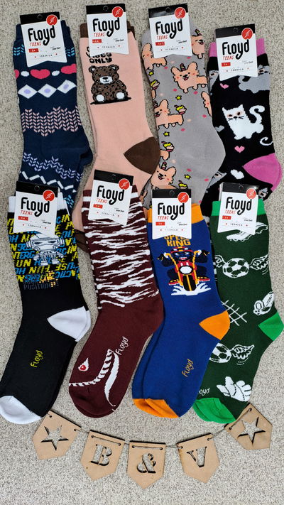 Medias térmicas Floyd T4 estampadas (36al40)