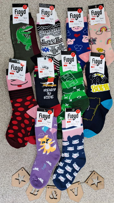 Medias térmicas Floyd T3 estampadas (32al35)